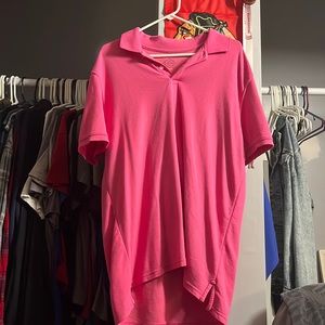 Pink St. John’s bay polo